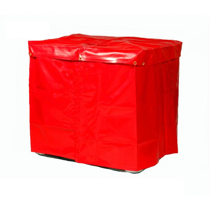 Opaque Flame Retardant Reusable Waterproof Pallet Covers Round, Square