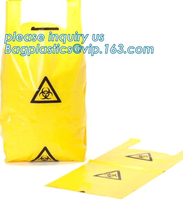 44 Gallon 37" X 50" Red Isolation Infectious Waste Bag / Biohazard Bag