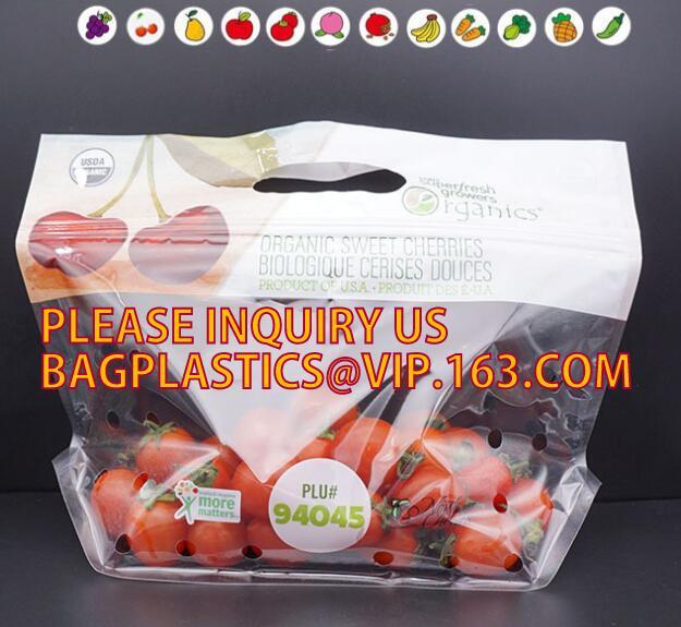 Fruit Packaging Bag for grape/cherry/fruit, Plastic Fruit Grape Cherry Vegetable Packing