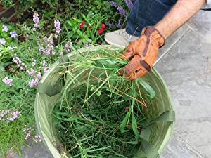 Waste Refuse Rubbish Grass Sack Waterproof Leaf Bag Outdoor Camping Pop Up Bag Collapsible Container Gardening Bag 2