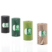 EN13432 BPI OK Home ASTM D6400 certified cheap price 100% fully compostable biodegradable waste bags 2