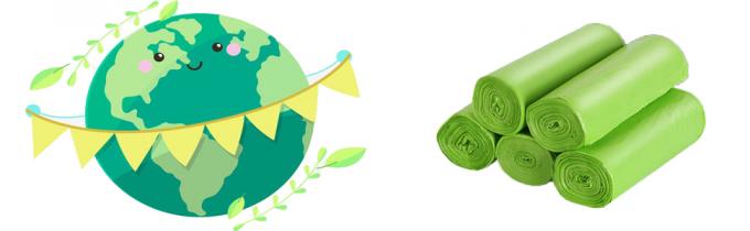 Customized eco-friendly epi biodegradable bag,supermarket produce rolls, ASTM D6400 and OK Compost Home Certified 3