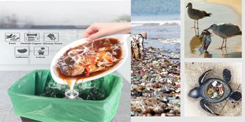 Heavy Duty, Refuse sac Dog Poop Bag Dispenser Leash Clip For Doggy Waste On Roll, Biodegradable Dog Poop Pet Waste Bag 1