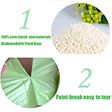 BioPlastic T-Shirt Bag Used For Take Away Food, Compostable Disposable Biodegradable Plastic Bags Garbage Bag For Frozen 2