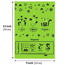 Cornstarch Biodegradable Bag, Compostable Bag For Home And Community, Kitchen Custom vest carrier singlet bags 1