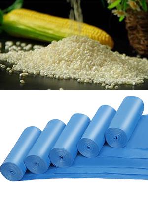 Food Waste Caddy Liner Compostable Garbage Bags Including 50 Bags, Compostable T-Shirt Bag, Degradable Bag Manufacturer 0