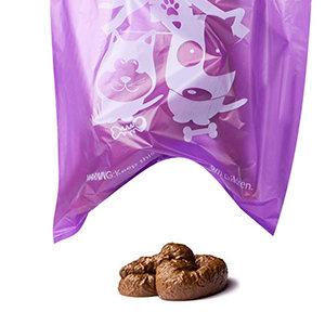 Biodegradable Plastic Dog Pet Waste Poop Bags, Unscented Dog Poop Waste Bags With Tie Handles, Custom Printed Pet Clean 1