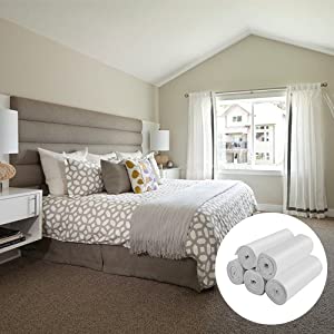 Easy Tie Handles Portable 15Rolls Bag Custom Logo Environment Friendly Bone Shape Dispenser Pet Puppy Cat Dog Poop Bag 5