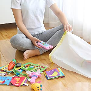 Kitchen Bath Bedroom Car Biodegradable & Compostable Transparent Poly Flat Bags On Roll With Paper Core For Supermarket 2