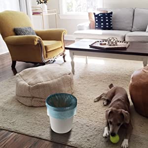 Degradable Pet Waste Poop Bags Dog Cat Clean Up Refill Garbage Bag, Pet Waste Bag Outdoor Dog Cleaning Bags Biodegradabl 4