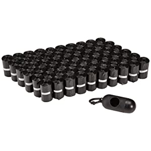 Cornstarch 100% Compostable Biodegradable Dog Poop Bags, Compostable Pet Poop Dog Print Bags, Pick Up Waste Pet Dog Poop 4