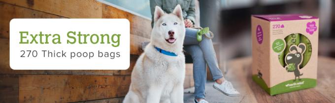 Cornstarch Based Eco Compostable Dog Poop Pick Bag - 4Refill Rolls,60Bags, EN13432 BPI OK Compost Home Cheap Price High 0