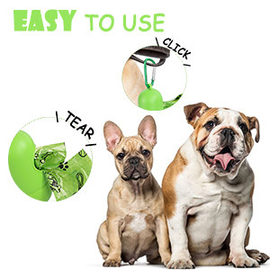 Dog Poop Bag Cornstarch Compostables, Unscented Environment Friendly Compostable Dog Pet Poop Bags, Star Seal Leak Proof 1