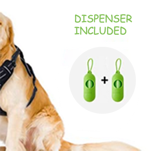 Dog Poop Bag Cornstarch Compostables, Unscented Environment Friendly Compostable Dog Pet Poop Bags, Star Seal Leak Proof 4