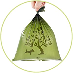 Compostable Corn Drawstring Trash Bags In Dispenser Box, Customized Biodegradable Compostable Drawstring Plastic Bags 3
