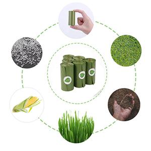 Biodegradable Dog Poop Bags | Pet Waste Bags with Dispenser and Leash Clip for Doggy, Eco-Friendly Leak Proof Disposal R 4