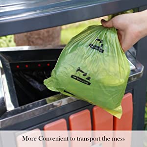 Dog Poop Bag Dispenser Dog Poop Bag Pet Waste Bag, Pet Waste Bag Outdoor Dog Cleaning Bags Biodegradable Poop Bags 8