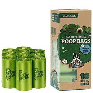 Unscented, Leak-Proof, Earth-Friendly Dog Waste Bag Poop Bags Custom Printed Wholesale Biodegradable Pet Dog Poop Bag 2