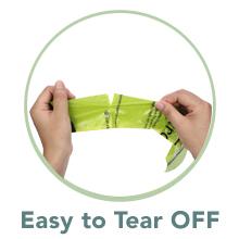 Earth Friendly 4 Rolls Refills Compostable Doggie Bag Poop,Super Thick And Leak-Proof corn starch compostable bio eco 2