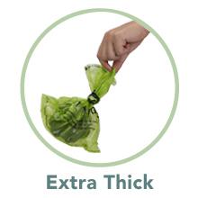 Earth Friendly 4 Rolls Refills Compostable Doggie Bag Poop,Super Thick And Leak-Proof corn starch compostable bio eco 3