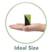 Earth Friendly 4 Rolls Refills Compostable Doggie Bag Poop,Super Thick And Leak-Proof corn starch compostable bio eco 4