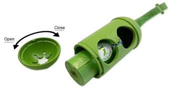 Disposable Compostable Dog Poop Bag For Pet Cleaning, Earth-Friendly Leak-Proof Dog Poop Waste Bags With Easy-Tie Handle 2