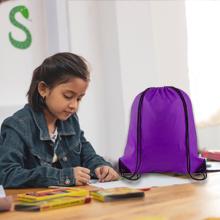 Drawstring Backpack Bags Sport Gym Sackpack Zipper Water Bottle Mesh Pockets Travel, Gym, Yoga, Outdoor Sport 12