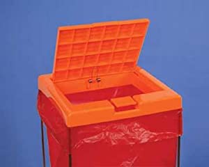 Biohazard Disposal Bags With Warning Label/Sterilization Indicator  Lab Can Liners Labeling Biohazardous Trash Safely 2