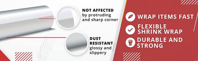 Centrefold Colored Transparent Ldpe Heat Shrink Film Indoor Shrink Window Film Frost King'S Double Face Mounting Tape 1