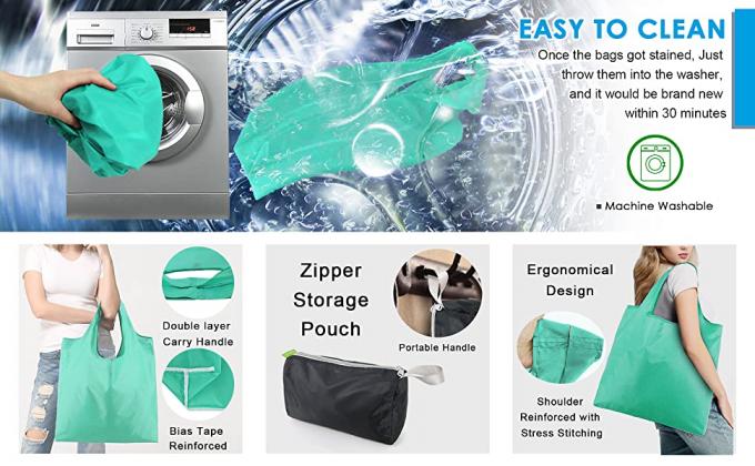 Vegetable Durable Heavy Duty Oxford Polyester XLARGE CAPACITY T-Shirt 201D Polyester Eco Shopping Big Tote Bag 1