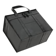 Frozen Food Insulated Cooler Bag Food Delivery, Sturdy Zipper, Foldable, Washable, Heavy Duty, Stands Upright, Completel 4