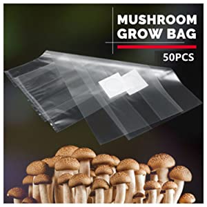 Norbane Bag 20 Counts Mushroom Substrate Bag, Mushroom Grow Bag, Mushroom Myco Bag,Mushroom Spawn Bag 2
