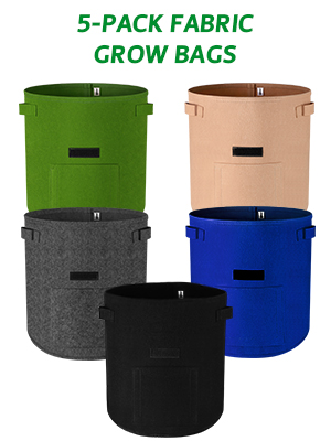 Potato Grow Bags, Plant Grow Bags Garden Container Heavy Duty Aeration Fabric Pots Thickened Nonwoven Fabric Grow 0