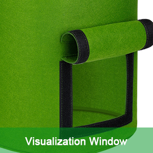 Potato Grow Bags, Plant Grow Bags Garden Container Heavy Duty Aeration Fabric Pots Thickened Nonwoven Fabric Grow 4