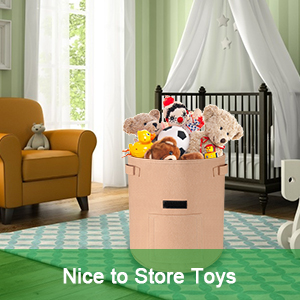 Potato Grow Bags, Plant Grow Bags Garden Container Heavy Duty Aeration Fabric Pots Thickened Nonwoven Fabric Grow 6