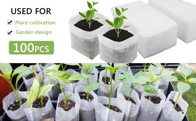 Horticulture, Grow Bags, Hydroponics, Soil, Garden, Planter, Nursery, Pots Bag, Thickened Plastic Nursery Bags for Plant 0