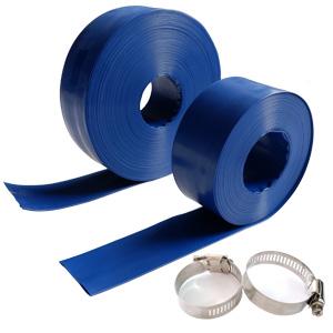 General Purpose Reinforced PVC Lay-Flat Water Discharge Hose,For Use While Back-Washing Filters And Draining Pools 1