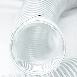 PVC Steel Wire Spiral Reinforced Water Hose, Coveying Water, Oil, Powder, PVC Flexible Tubing, PVC Flexible Tubing 3