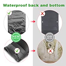 Hanging Growing Strawberry Bags Planter, Vertical Wall Hanging Planters, Herbs, Succulents, Artificial Plants or Flowers 5