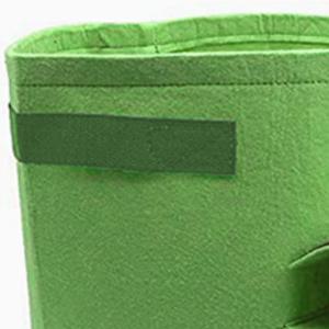 Eco-Friendly PE Potato Growing Bag Garden Planter Bags Reusable Washable Grow Pots Waterproof, Smart Pots for Vegetable 4