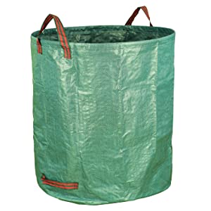 Reuseable Heavy Duty Gardening Bags Lawn Pool Garden Leaf Waste Bag Collapsible Canvas Portable Grass Bin Landscape tote 1