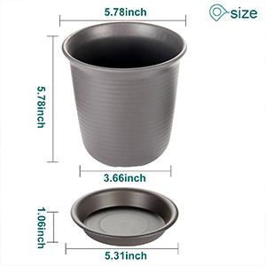 Plants With Drainage Hydroponic Growing Pot Bucket For Greenhouse, Dutch Bucket, Flower Nursery Pots, Balcony Garden 7