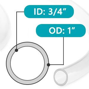 Braided Clear Vinyl Tubing Clear Tubing Vinyl Tubing PVC Layflat Hose, Mining Industrial Agricultural Irrigation, Pipe 1