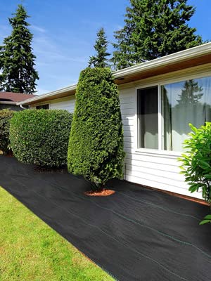Garden Weed Barrier Landscape Fabric Durable & Heavy-Duty Weed Block Gardening Mat, Easy Setup & Superior Weed Control 2