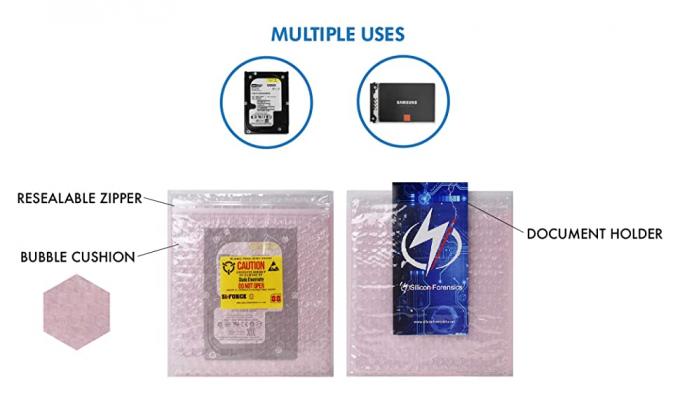 Closure Reusable Waterproof EPE Slider Zipper Bags Foam Zipper Slider Bags Insulation Pack 2