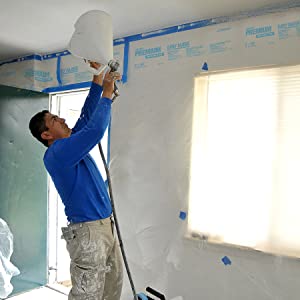 5 In 1 Auto Clean Kits Hdpe Plastic Drop Sheet Plastic Sheeting Durable Polyethylene Sheeting/Film Masks Car From Paint 1