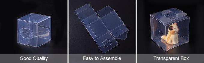 Mobile Phone Case Plastic Packaging Box, Custom Foldable Waterproof Small Rectangular Plastic Transparent Box/Clear Plas 0