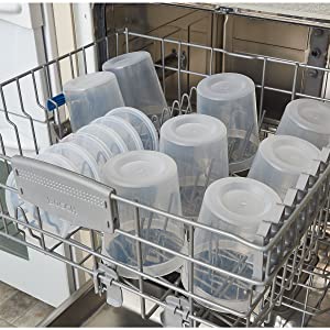 Storage Box Deli Food Storage Containers With Lids 32 Ounce, Quart Pack of 24 - Plastic Microwaveable Container 4