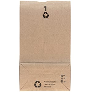 Kraft Brown Paper Bags (250 Count) - Small Kraft Brown Paper Bags for Packing Lunch - Blank Bags