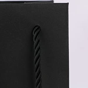 Gold Foil Stamp Hair Extension Eco Retail Packaging Wine Bags Bulk Kraft Paper Wine Gift Bags With Handles 1